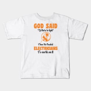 Electrician Kids T-Shirt